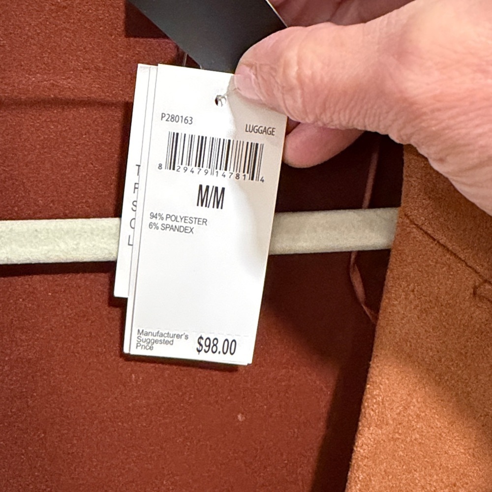 NWT Premise faux, leather coat women’s size medium - Picture 3 of 5